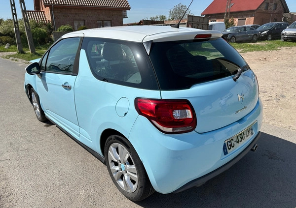 Citroen DS3 cena 8900 przebieg: 138000, rok produkcji 2011 z Łęczna małe 67